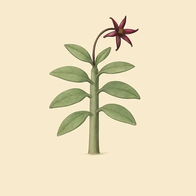 Urostephanus – Botanische Illustration des Habitus