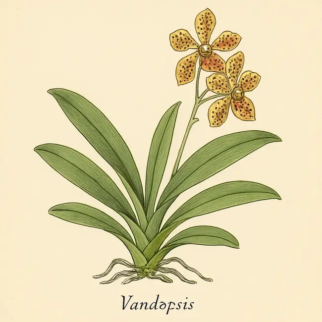 Vandopsis Illustration