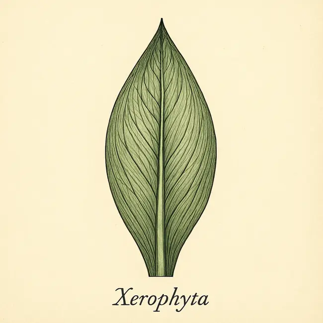 Xerophyta – Botanische Detailillustration